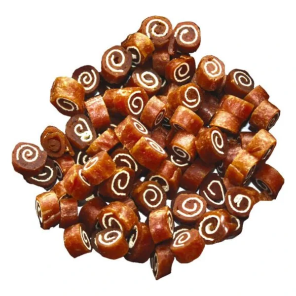LUPIPETS MIĘKKIE SUSHI KACZKA i DORSZ 500G – zbliżenie na białym tle
