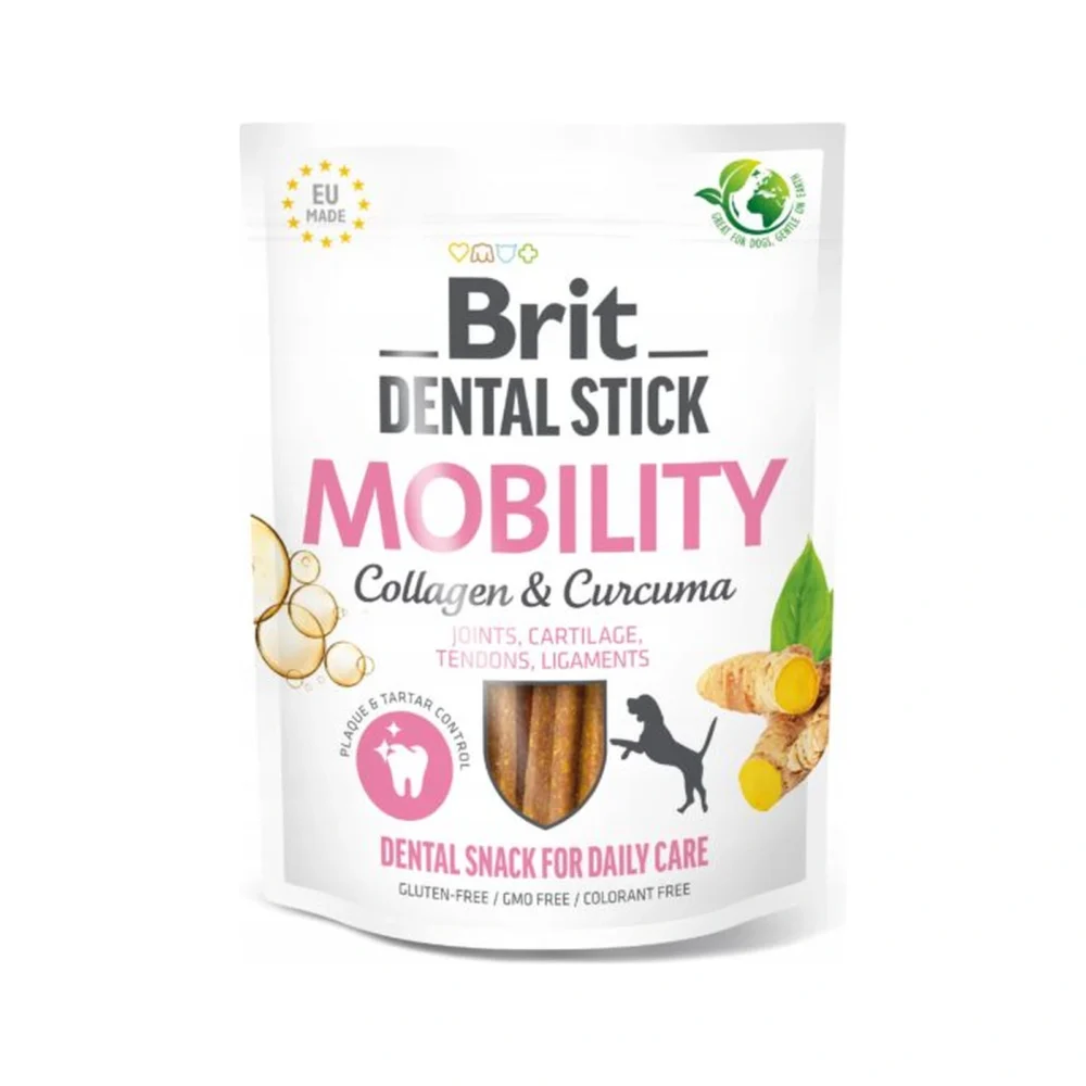 Brit Dental Stick Mobility Collagen przysmak 251g – zdjęcie na białym tle