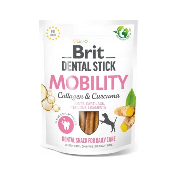 Brit Dental Stick Mobility Collagen przysmak 251g – zdjęcie na białym tle