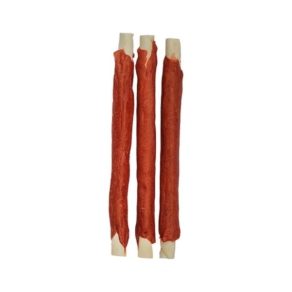 HAPPY SNACKY PAŁKA WOŁOWA Z JAGNIĘCINĄ 28CM – zdjęcie na białym tle