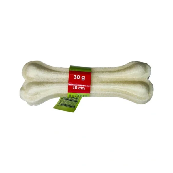 HEALTHY Kość prasowana biała 10cm – zdjęcie na białym tle