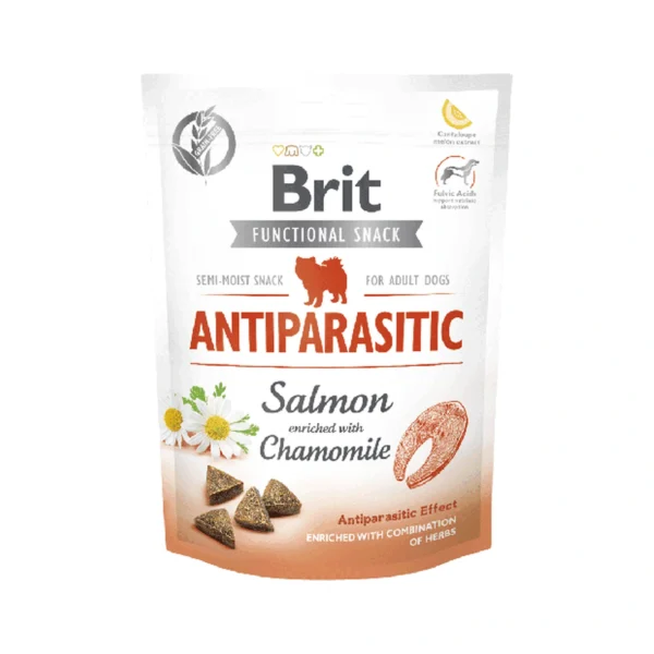 BRIT CARE FUNCTIONAL SNACK ANTIPARASITIC 150G / Półmiękki przysmak – zdjęcie produktowe BRIT CARE FUNCTIONAL SNACK ANTIPARASITIC 150G / Półmiękki przysmak – zdjęcie na białym tle