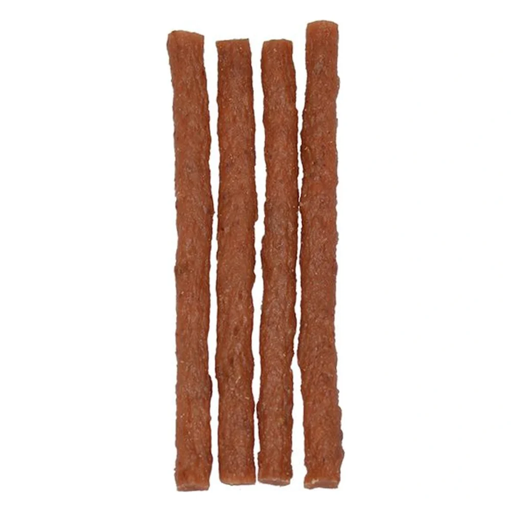 Adbi YORUSIE KRÓLIK 250g / Przysmak kabanosy dla psa – zbliżenie na białym tle