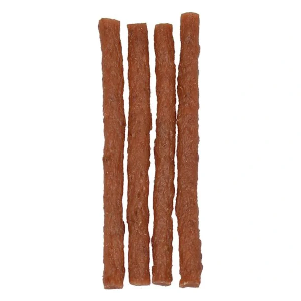 Adbi YORUSIE KRÓLIK 250g / Przysmak kabanosy dla psa – zbliżenie na białym tle