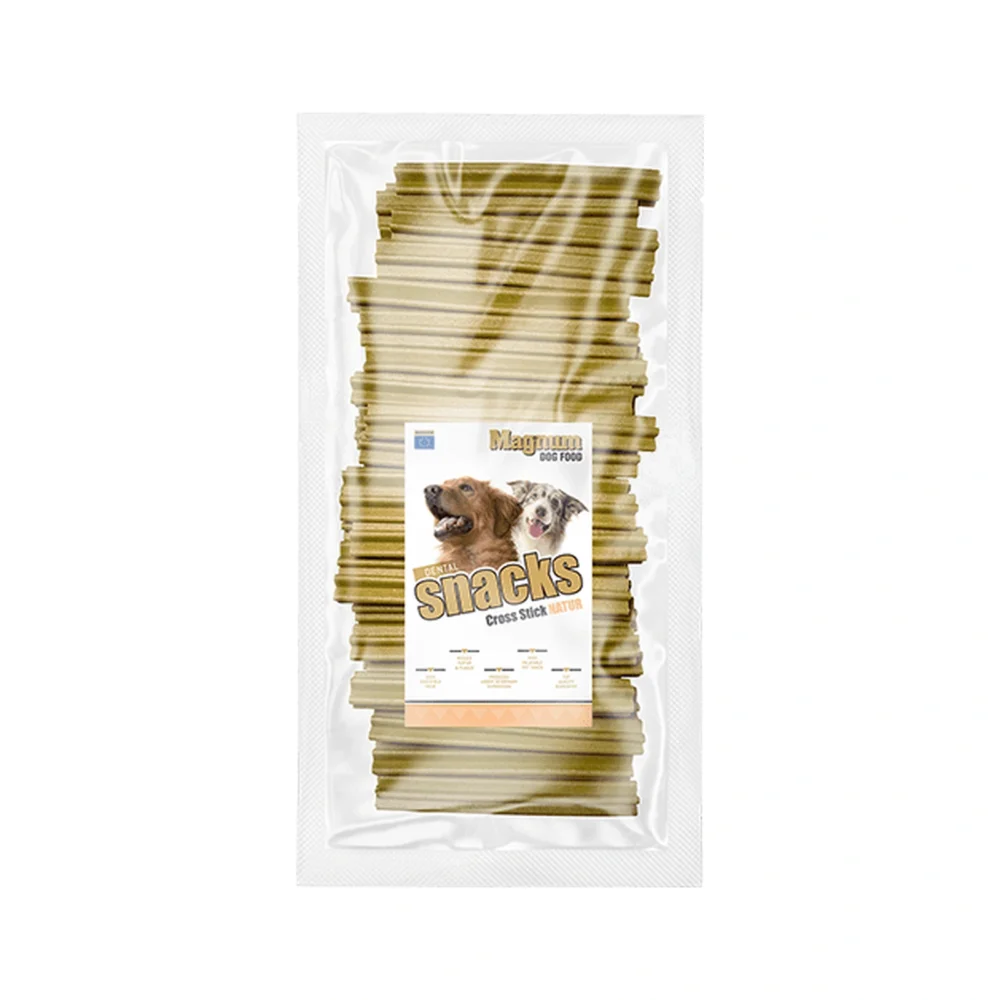 Magnum Patyczki Dentystyczne NATUR 50szt. / Przysmak dentystyczny – zdjęcie produktowe Magnum Patyczki Dentystyczne NATUR 50szt. / Przysmak dentystyczny – zdjęcie na białym tle