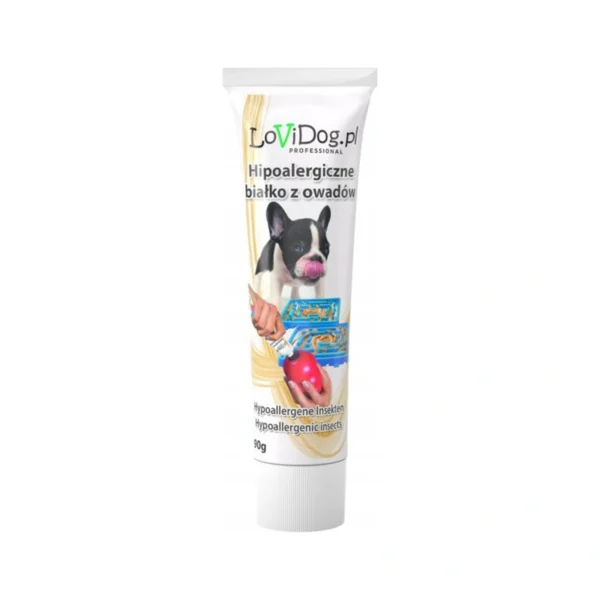 LoviDog pasztet dla psa z białkiem owadów 90 g / Przysmak dla psa – zdjęcie produktowe LoviDog pasztet dla psa z białkiem owadów 90 g / Przysmak dla psa – zdjęcie na białym tle