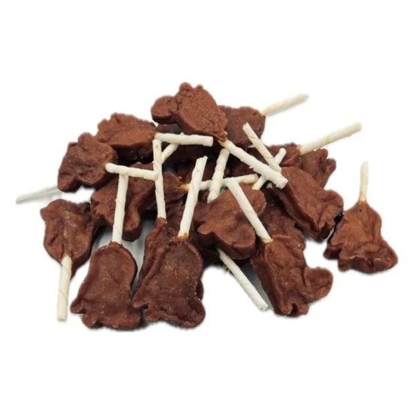 ideaPet Lizak świnka z kaczką 500g / Przysmak dla psa – zbliżenie produktu ideaPet Lizak świnka z kaczką 500g / Przysmak dla psa – zbliżenie na białym tle