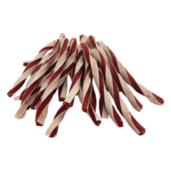 UNIQ PETS dog snacks 500g Kanapka z jagnięciną i dorszem – zbliżenie produktu UNIQ PETS dog snacks 500g Kanapka z jagnięciną i dorszem – zbliżenie na białym tle