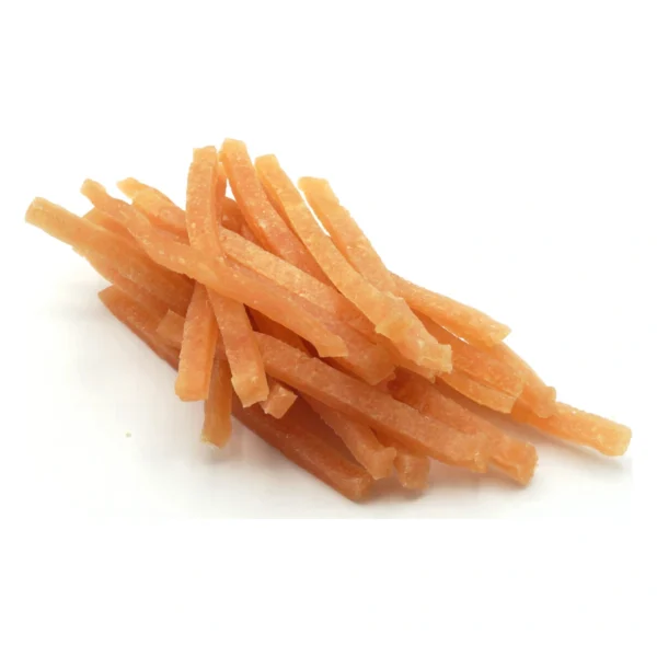 MASTER DOG PASKI Z KURCZAKA 500G Przysmak dla psa – zbliżenie produktu MASTER DOG PASKI Z KURCZAKA 500G Przysmak dla psa – zbliżenie na białym tle