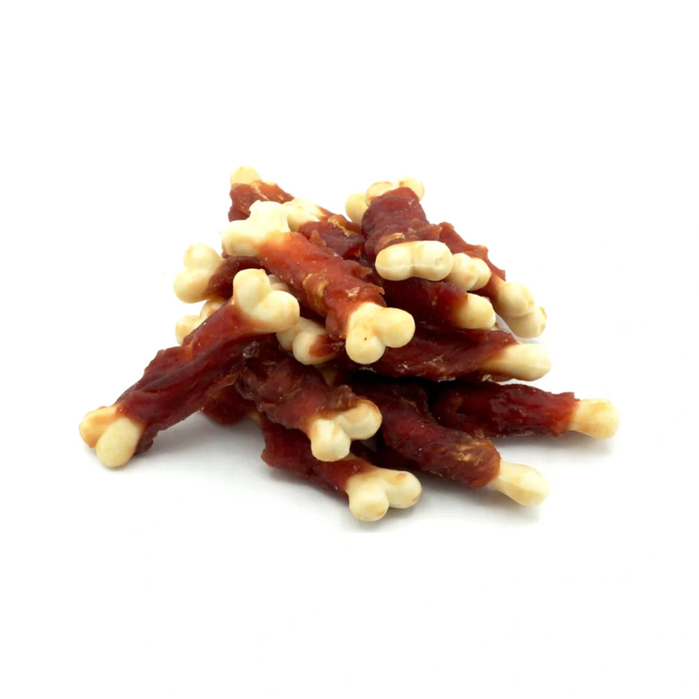 MASTER DOG Kostka wapienna z kaczką 500G Przysmak dla psa – zdjęcie produktowe MASTER DOG Kostka wapienna z kaczką 500G Przysmak dla psa – zdjęcie na białym tle