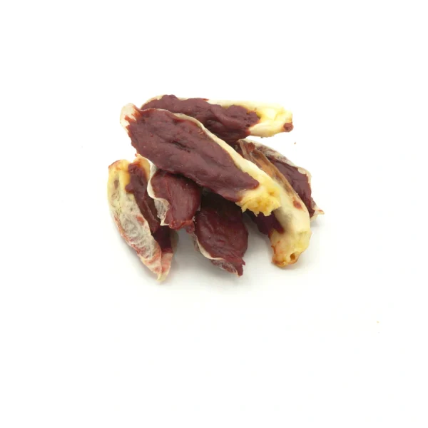 MASTER DOG Uszy królicze z jagnięciną 500g Przysmak dla psa – zdjęcie produktowe MASTER DOG Uszy królicze z jagnięciną 500g Przysmak dla psa – zdjęcie na białym tle